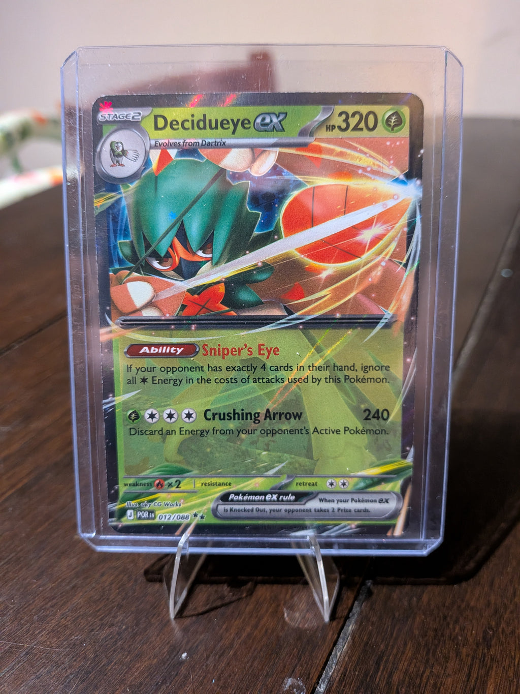 Decidueye ex 012/088 ME03: Perfect Order Holo