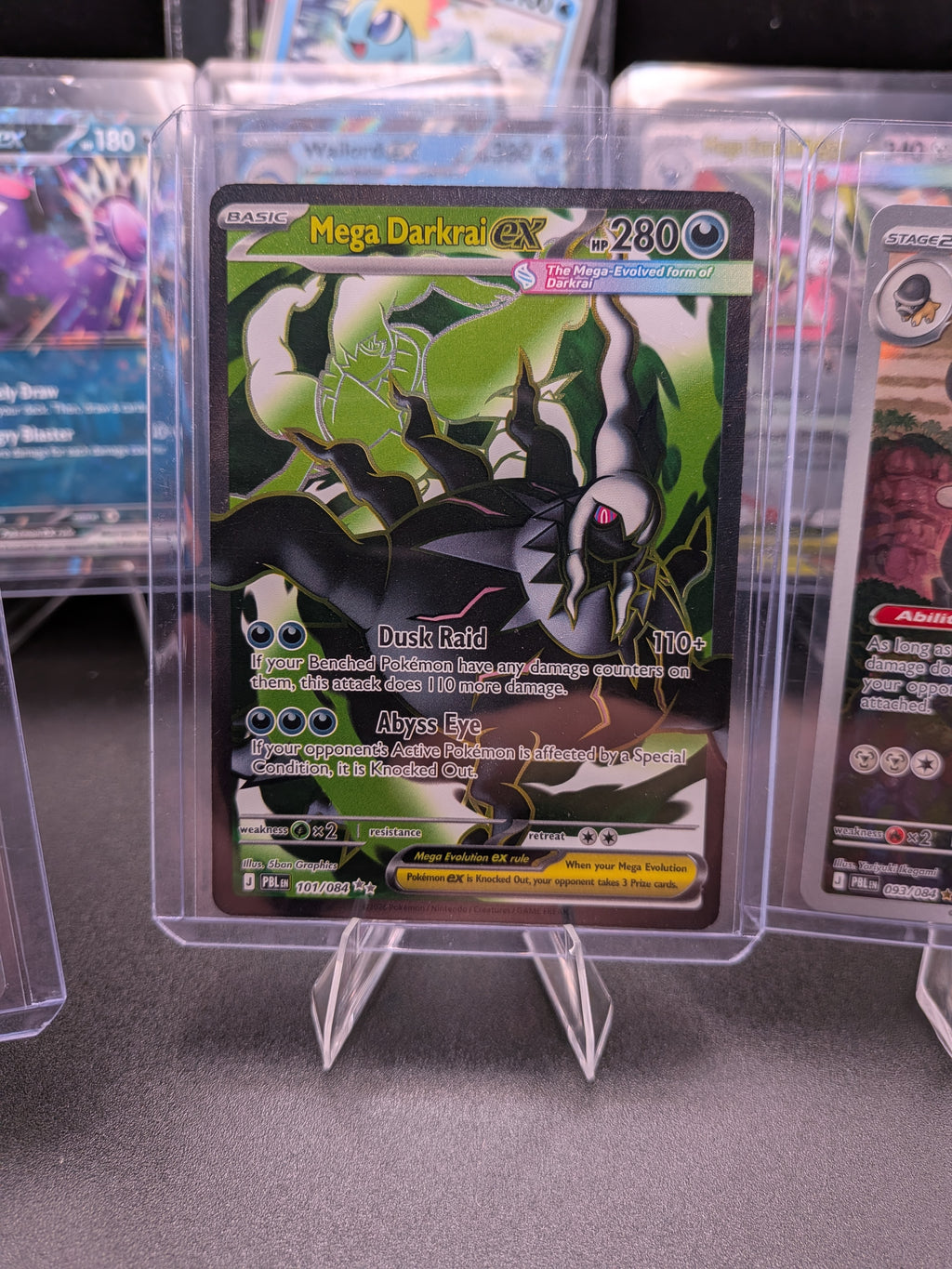 Mega Darkrai ex 101/084 Me05: Pitch Black Holo