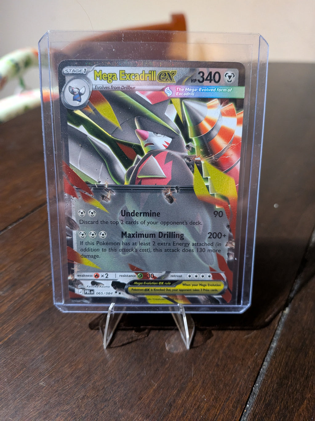 Mega Excadrill ex 065/084 ME05: Pitch Black Holo