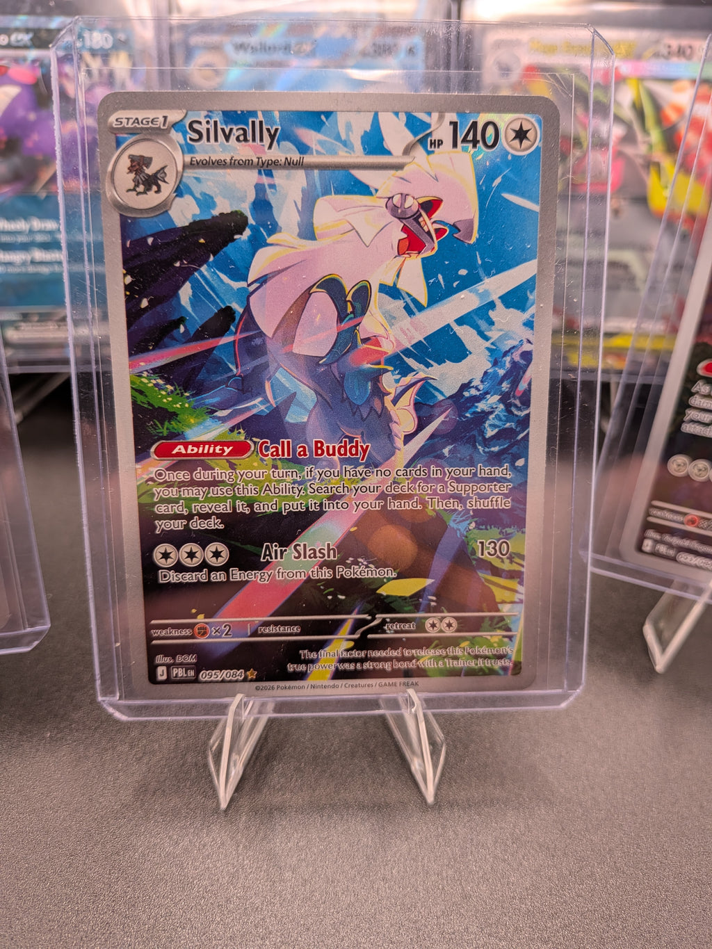 Silvally 095/084 Me05: Pitch Black Holo Illustration Rare