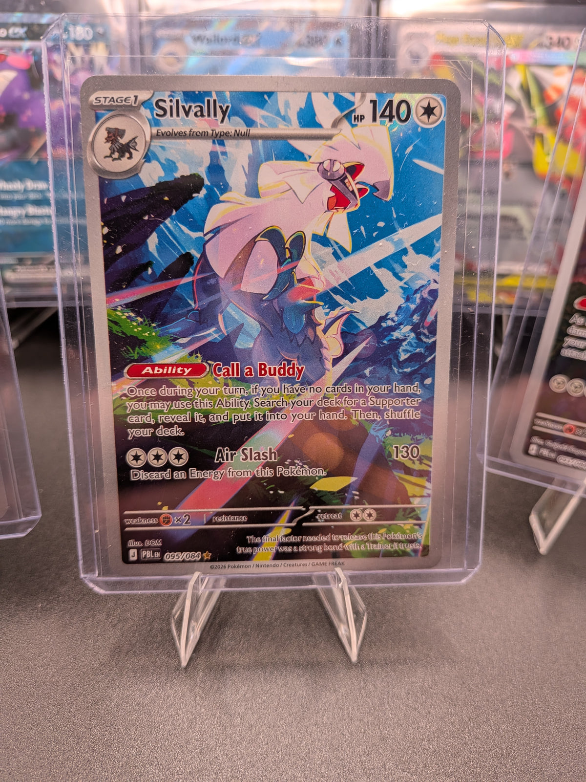 Silvally 095/084 Me05: Pitch Black Holo Illustration Rare
